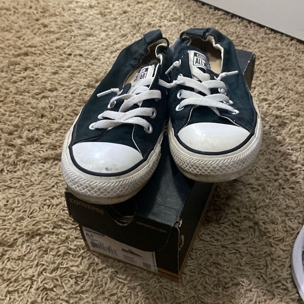 Black Converse - image 1